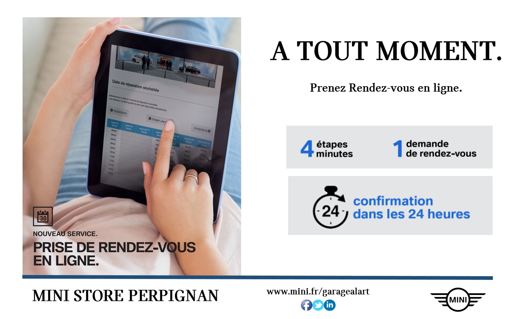 PRENEZ RENDEZ-VOUS EN LIGNE !|MINI OLIVA MOTOR